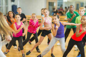 Dancing is a great way for kids to stay active while having fun