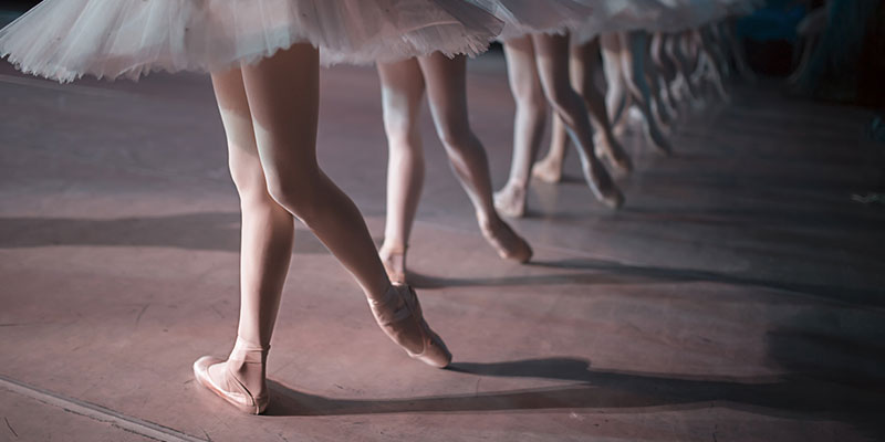 Ballet dancing requires serious strength, coordination and effort